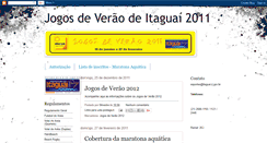 Desktop Screenshot of jogosdeverao2011.blogspot.com