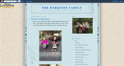 Desktop Screenshot of barquistfamily.blogspot.com