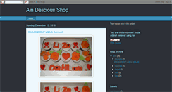 Desktop Screenshot of aindeliciousshop.blogspot.com