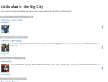 Tablet Screenshot of littlemanbigcity.blogspot.com