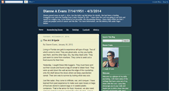 Desktop Screenshot of dianneevans.blogspot.com