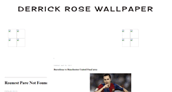 Desktop Screenshot of derrick-rose-wallpaper.blogspot.com