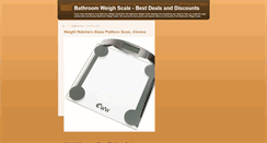 Desktop Screenshot of bathroom-weigh-scale.blogspot.com