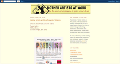 Desktop Screenshot of motherartistsatwork.blogspot.com