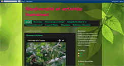 Desktop Screenshot of biodiversitesan.blogspot.com