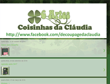 Tablet Screenshot of coisinhasdaclaudia.blogspot.com