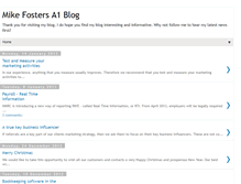 Tablet Screenshot of mikefostera1group.blogspot.com