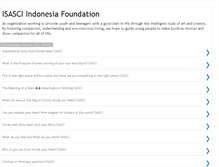 Tablet Screenshot of isasciindonesia.blogspot.com