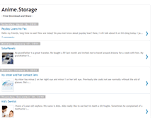 Tablet Screenshot of anime-storage.blogspot.com