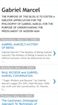 Mobile Screenshot of gabrielmarcel.blogspot.com
