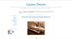 Desktop Screenshot of luxurydecors.blogspot.com