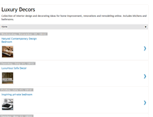 Tablet Screenshot of luxurydecors.blogspot.com