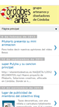Mobile Screenshot of cordobesgrupoarte.blogspot.com