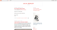 Desktop Screenshot of juliahensley.blogspot.com