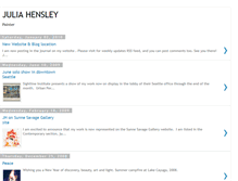 Tablet Screenshot of juliahensley.blogspot.com