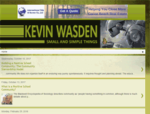 Tablet Screenshot of kevinwasden.blogspot.com