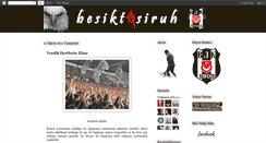 Desktop Screenshot of besiktasiruh.blogspot.com