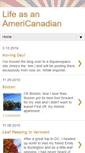 Mobile Screenshot of lifeasanamericanadian.blogspot.com