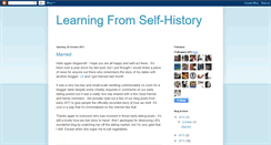 Desktop Screenshot of learningfromselfhistory.blogspot.com