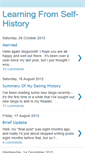 Mobile Screenshot of learningfromselfhistory.blogspot.com