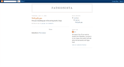 Desktop Screenshot of fatsionista.blogspot.com