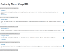 Tablet Screenshot of curiouslycleverclogs.blogspot.com