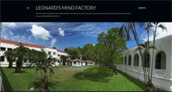 Desktop Screenshot of leonardsmindfactory.blogspot.com