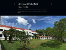 Tablet Screenshot of leonardsmindfactory.blogspot.com