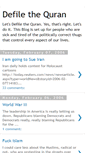 Mobile Screenshot of defilethequran.blogspot.com
