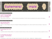 Tablet Screenshot of ephemeral-male.blogspot.com