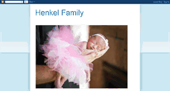 Desktop Screenshot of dhenkelfamily.blogspot.com