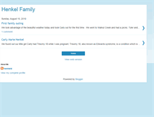 Tablet Screenshot of dhenkelfamily.blogspot.com