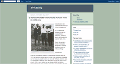 Desktop Screenshot of africadaily.blogspot.com