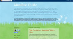 Desktop Screenshot of manifesttome.blogspot.com