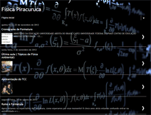 Tablet Screenshot of piracurucafisica.blogspot.com