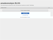 Tablet Screenshot of amadeomolejon.blogspot.com