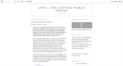 Desktop Screenshot of ancientworldonline.blogspot.com