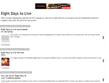Tablet Screenshot of eightdaystolivemovie.blogspot.com