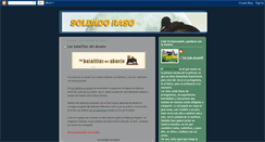 Desktop Screenshot of elsoldadoraso.blogspot.com