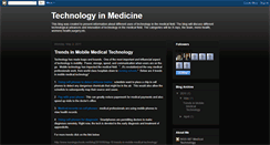 Desktop Screenshot of medtech2.blogspot.com