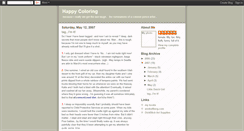 Desktop Screenshot of happycoloring.blogspot.com