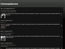 Tablet Screenshot of cinemaadiccion.blogspot.com