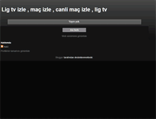 Tablet Screenshot of ligtvizlemacizlecanlimacizle.blogspot.com