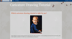 Desktop Screenshot of caricature-drawing-tutorial.blogspot.com