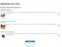 Tablet Screenshot of depilacaocomceraquente.blogspot.com