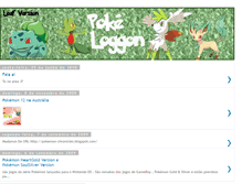 Tablet Screenshot of pokemon-loggon.blogspot.com