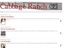 Tablet Screenshot of cabbageranch.blogspot.com