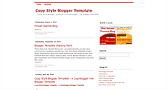 Desktop Screenshot of copy-style-blogger-template.blogspot.com