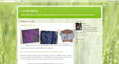 Desktop Screenshot of luvsknitting.blogspot.com