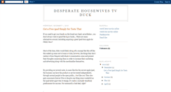 Desktop Screenshot of desperate-housewives-tv-duck.blogspot.com
